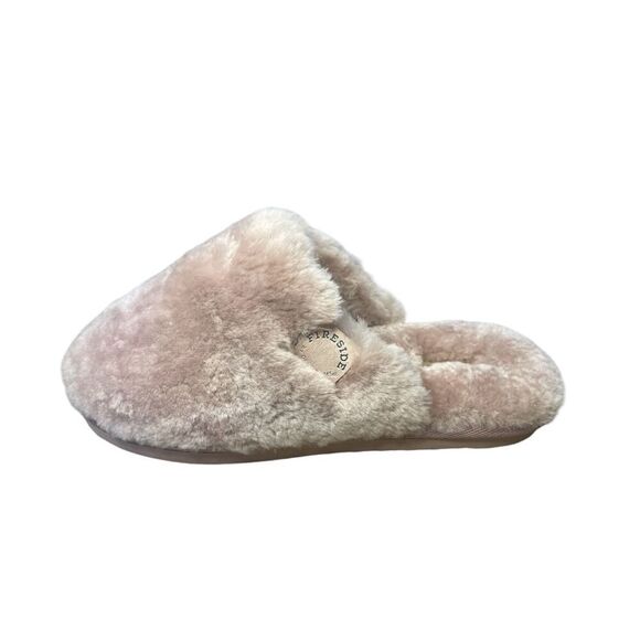 FIRESIDE super-soft shearling slippers, Dusty pink size 9 - Picture 2 of 7